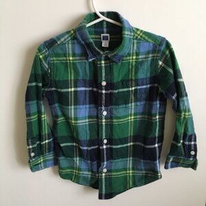 Janie and Jack Plaid Flannel Shirt